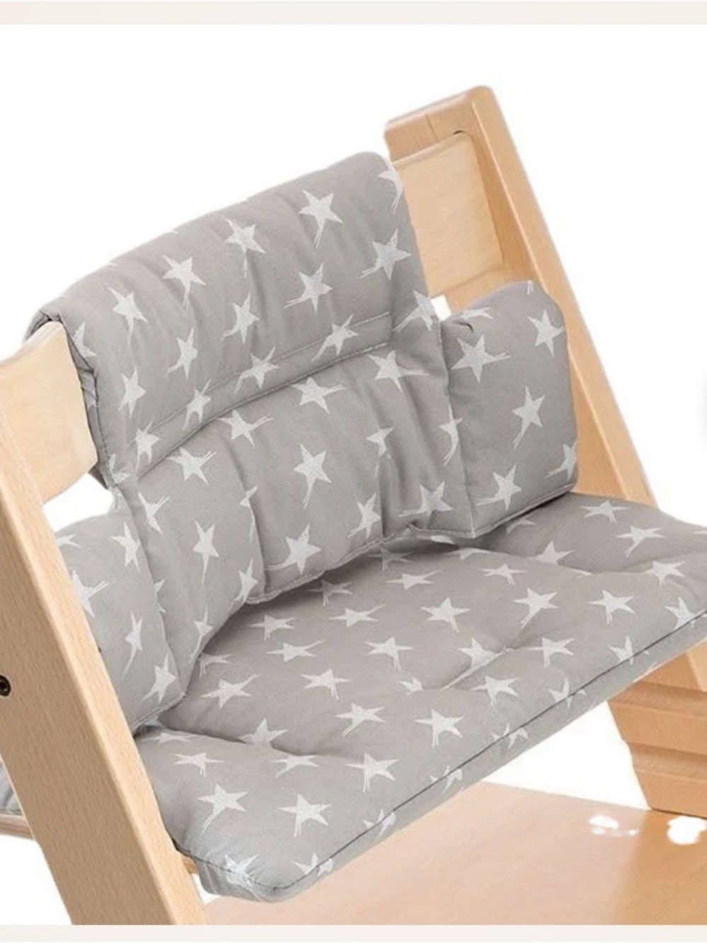 Stokke Tripp Trapp Cushion - Gray Star-Print Cushion Set for Kids Chair